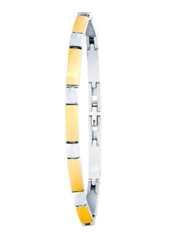 Outlet Wunderschön und modern: Armband in Bicolor Damen Modeschmuck|Armbänder