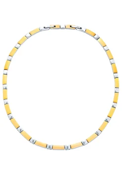 Discount Wunderschön und modern: Halskette in Bicolor Damen Modeschmuck|Halsketten