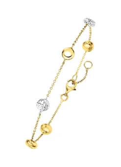 Clearance Wunderschönes Armband in Bicolor Damen Armbänder