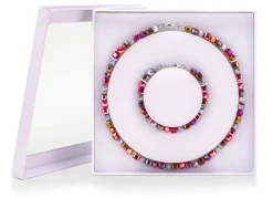 Clearance Wundervoll funkelndes Schmuck-Set, 2-teilig Damen Halsketten|Armbänder