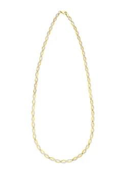 New Wundervolle Halskette mit synth. Zirkonia Damen Halsketten