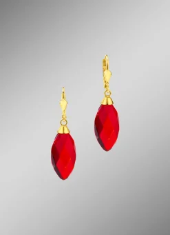 Outlet Wundervolle Ohrringe mit Bernstein Damen Ohrschmuck