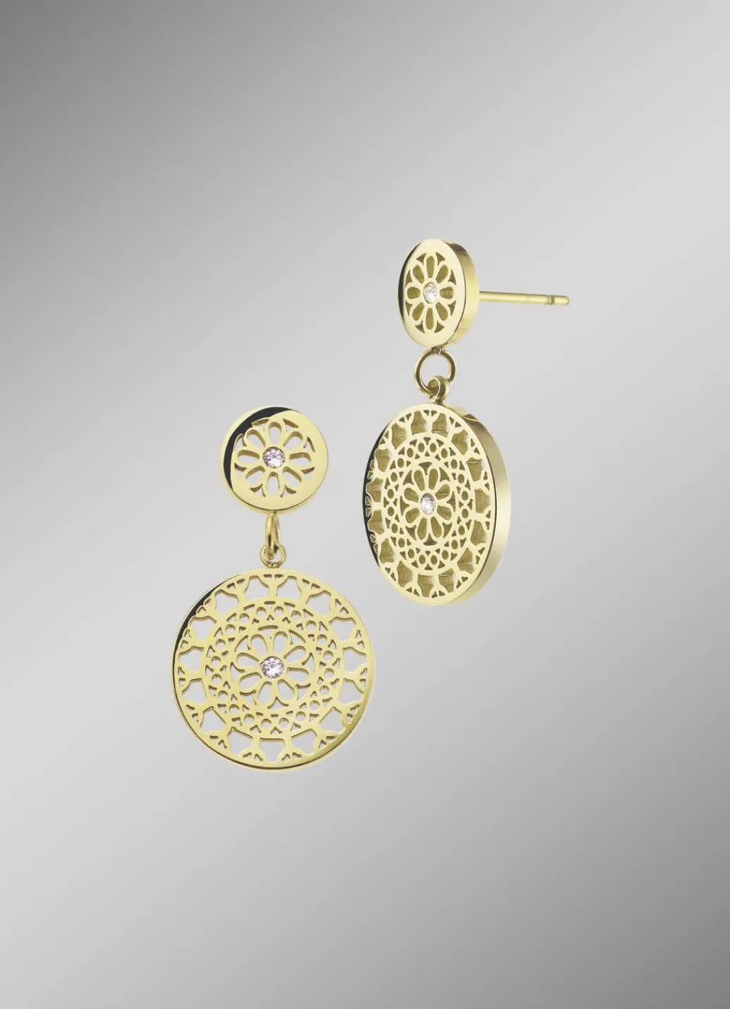 Outlet Wundervolle Ohrstecker mit Kristallen Damen Modeschmuck|Ohrschmuck