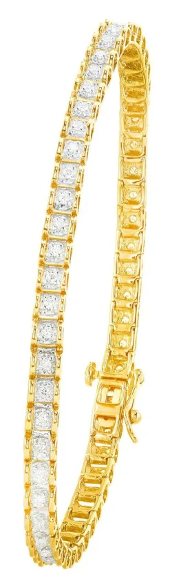 Discount Wundervolles Armband mit 54 Brillanten Damen Armbänder