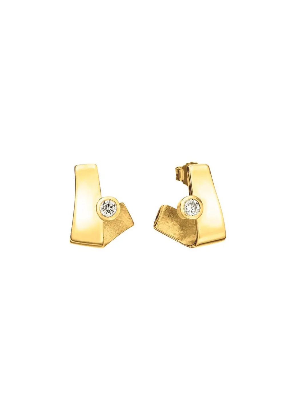 Damen Mona Ohrschmuck<Zarte Brillanz – Ohrstecker aus edlem Gold