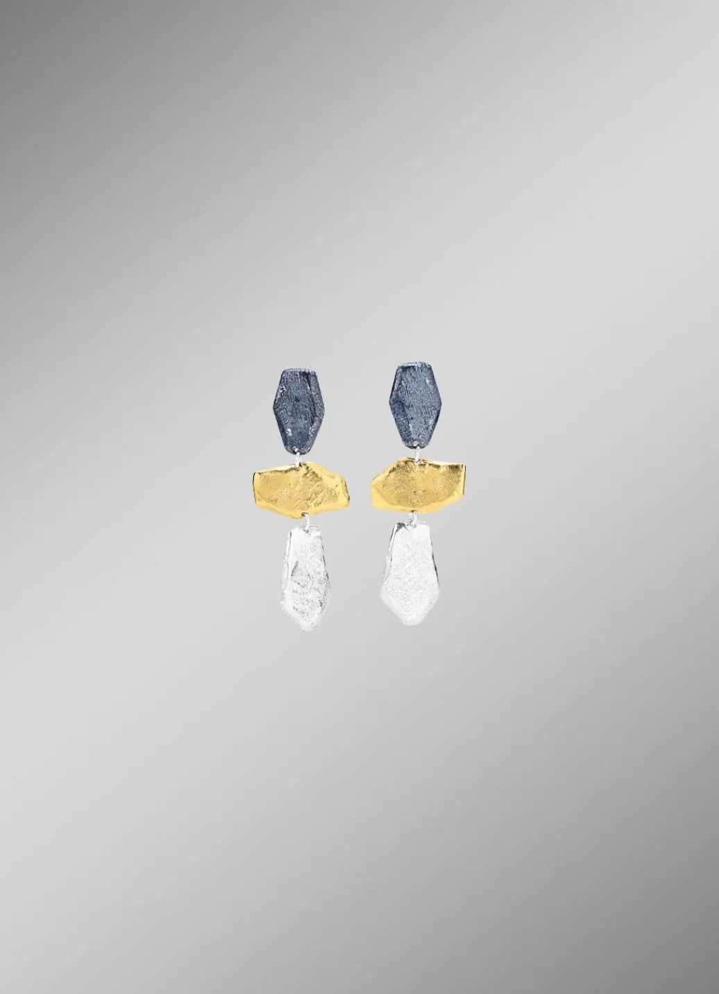Clearance Zauberhafte Ohrstecker in Tricolor Damen Ohrschmuck