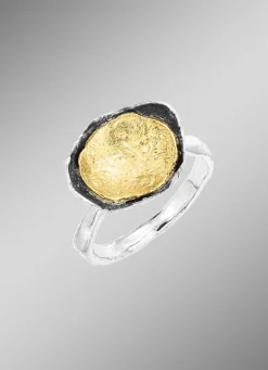 Outlet Zauberhafter Damenring in Tricolor Damen Ringe