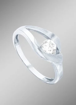 Online Zauberhafter Damenring mit synth. Zirkonia Damen Ringe