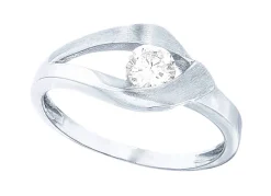 Online Zauberhafter Damenring mit synth. Zirkonia Damen Ringe