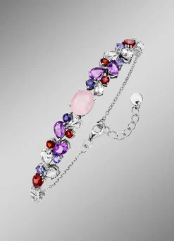 Online Zauberhaftes Armband mit echten Edelsteinen Damen Armbänder