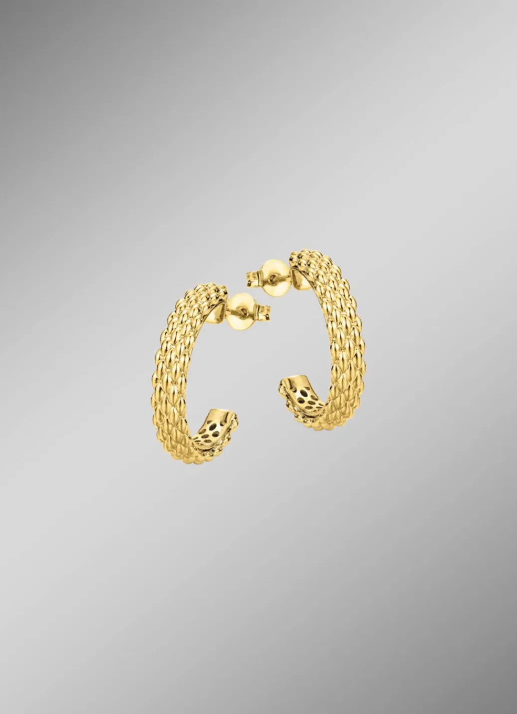 Damen Mona Ohrschmuck<Zeitlose Creolen in feinstem Gold