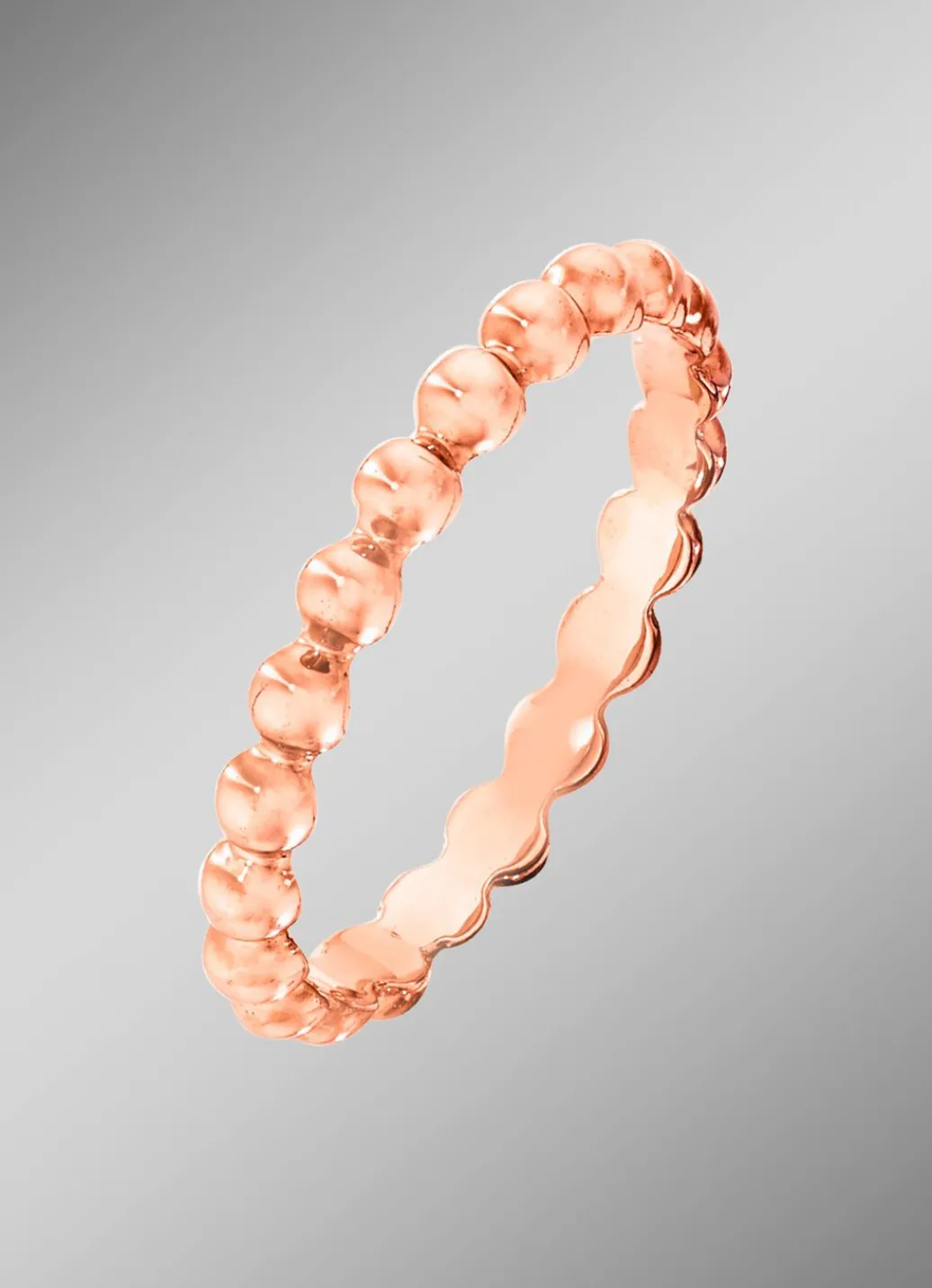 Online Zeitloser Damenring in Rotgold Damen Ringe