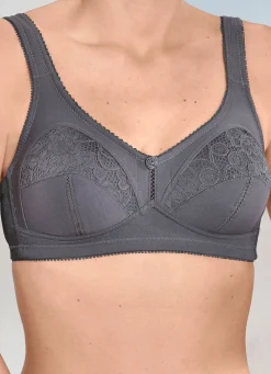Outlet Zweierpack BH mit Spitzeneinsätzen Damen Bh Ohne Bügel