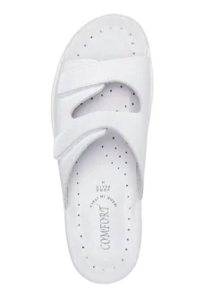 Discount Zweierpack klassische Damen-Pantoletten, Weite H, mit Klettverschluss Damen Pantoletten