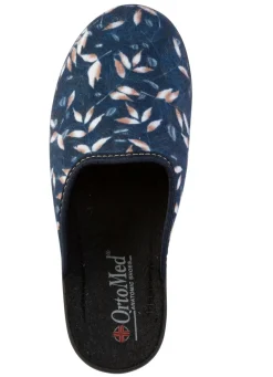 Sale Zweierpack Pantoffeln aus samtig, weichem, bedrucktem Textilmaterial Damen Hausschuhe