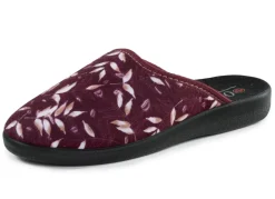 Sale Zweierpack Pantoffeln aus samtig, weichem, bedrucktem Textilmaterial Damen Hausschuhe