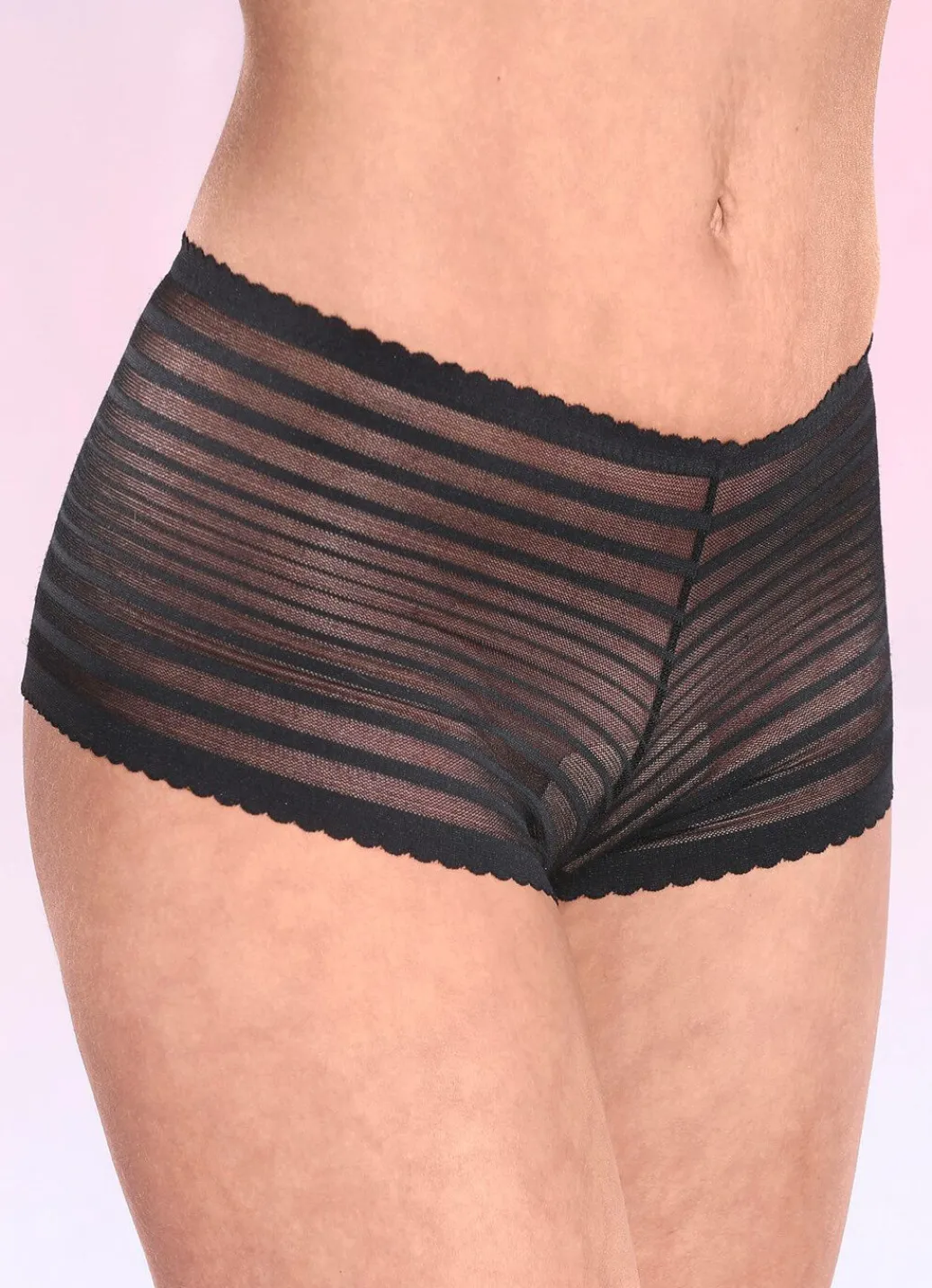 Clearance Zweierpack Pants aus Elastiktüll Damen Slips|Dessous