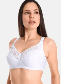 Clearance Zweierpack Sassa BH mit Elastikspitze Damen Bh Ohne Bügel|Bh Mit Spitze